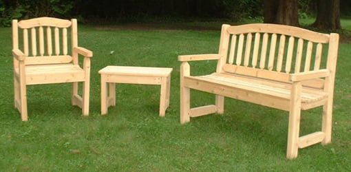 Outdoor Wood Bench Furniture