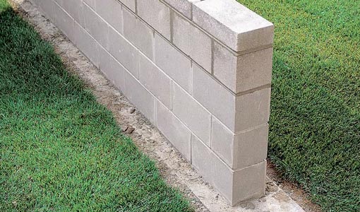 How to Build a Concrete Block Wall | Today's Homeowner