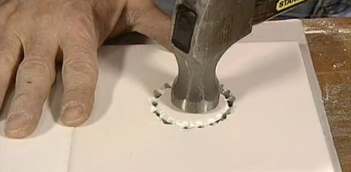 Cutting Holes in Tile | Terry Love Plumbing & Remodel DIY ...