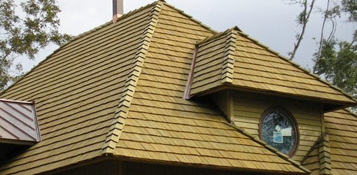 New cedar shake roof