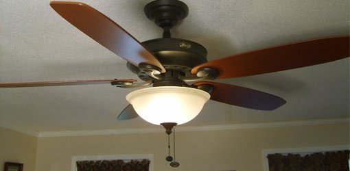 How can I fix the pull chain on my ceiling fan that broke off inside ...