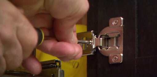 how to adjust european style cabinet hinges | today's homeowner