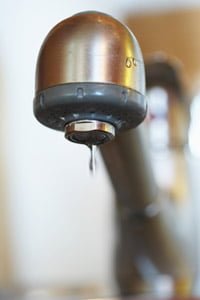 Faucet dripping