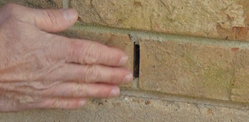 766 ad sealing weep holes brick walls