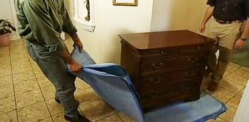 tip for moving heavy furniture in your home | today's homeowner