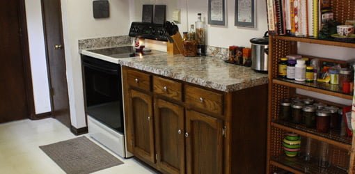 budget kitchen countertop and cabinet update | today's homeowner