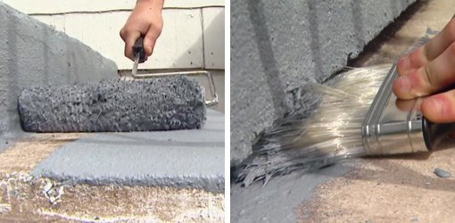 tsv quikrete textured concrete coating 2 apply roller brush