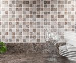 How to Install a Tile Backsplash Using a Self-Adhesive Mat