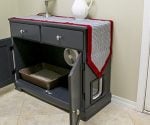 cabinet for a cat's litter box