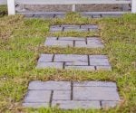 Creating a Stepping Stone Path Using Concrete Forms